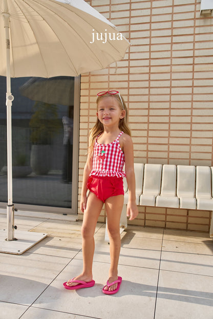 jujua cherry swimwear hat set (80-120cm)