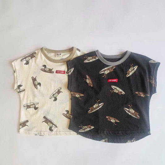1st 臘腸狗狗Tee (~93-137cm)