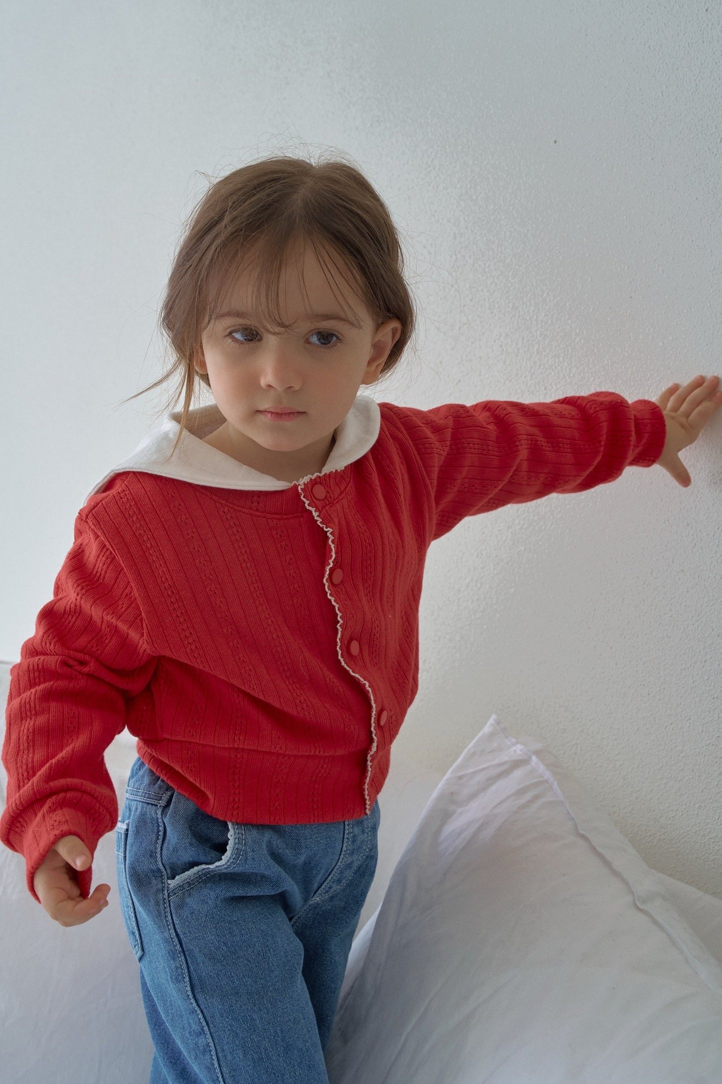 momoann berry cardigan (90-130cm)