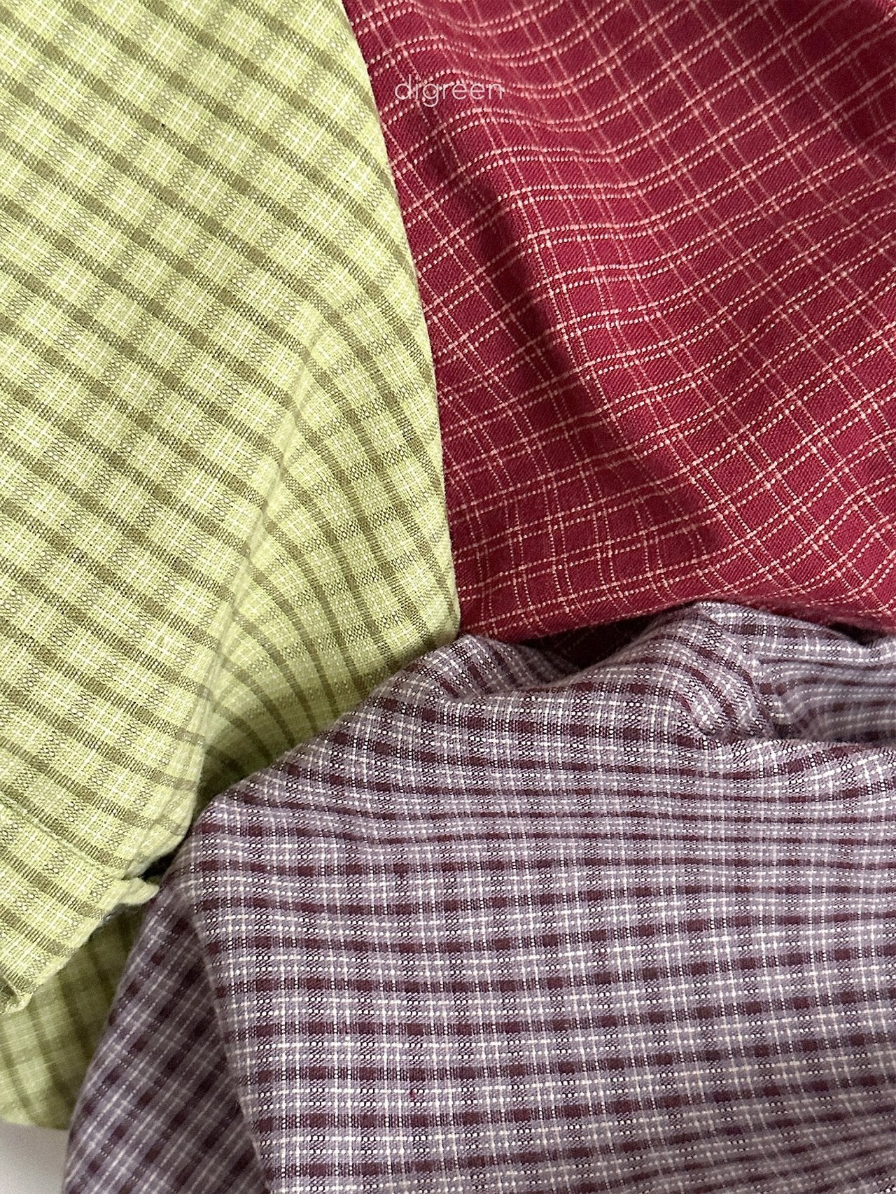digreen picnic check shirt (85-130cm)