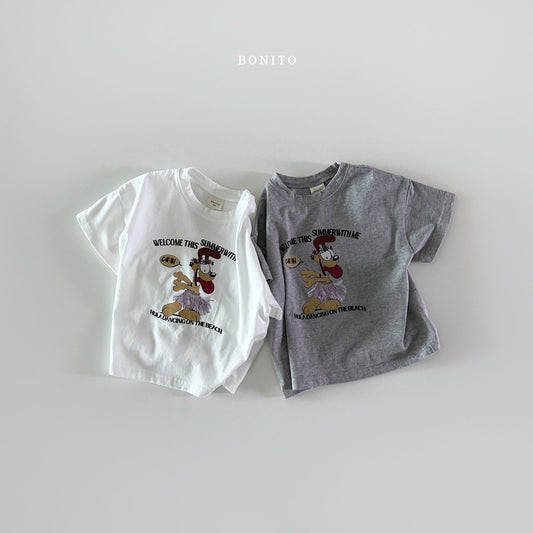 bonito hula dancing tee (70-140cm)