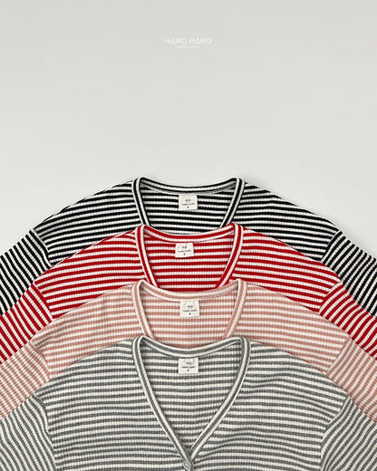 HAROHARO Milk STV neck cardigan (85-140cm)