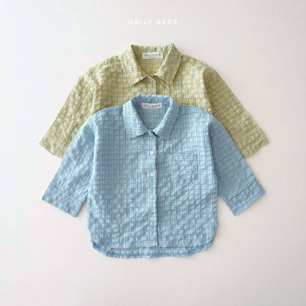 DAILYBEBE check shirt (75-145cm)