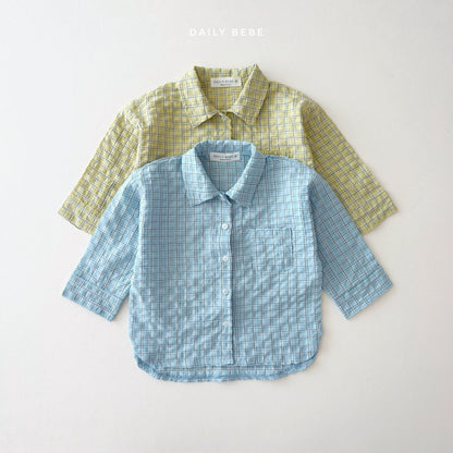 DAILYBEBE check shirt (75-145cm)