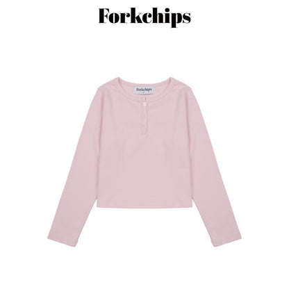 FORKCHIPS peach snap t-shirt (95-160cm)