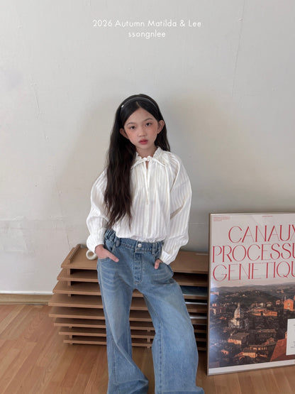 matilda&lee cutout denim pants (85-165cm)