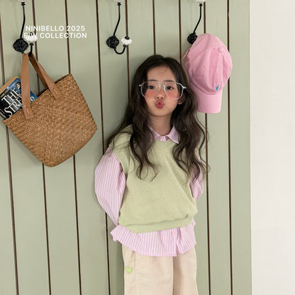 ninibello soft knit vest (80-130cm)