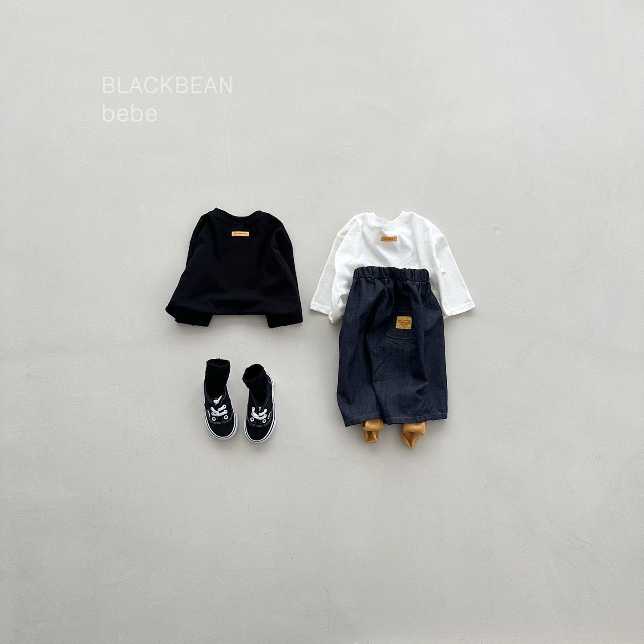 blackbean layered bebe tee(baby)