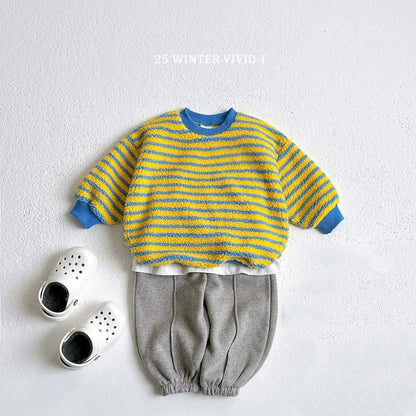 Vivid 凸中線條縮口褲 (75-135cm)