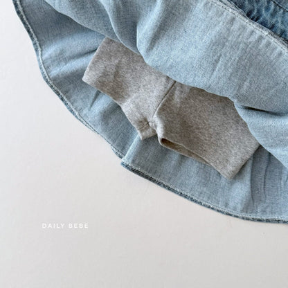 DAILYBEBE heart suspender skirt (75-145cm)