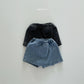 bonito denim skirt shorts (70-140cm)