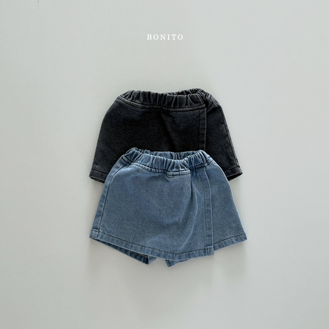 bonito denim skirt shorts (70-140cm)