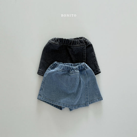bonito denim skirt shorts (70-140cm)