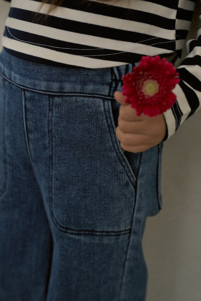 momoann brushed denim (90-150cm)