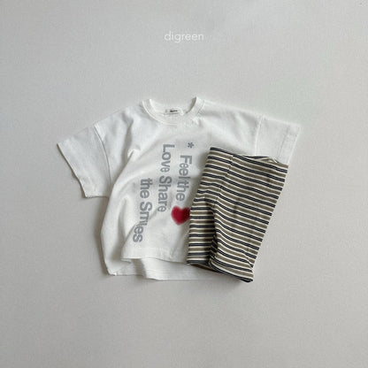 digreen love share t-shirt (90–130cm)