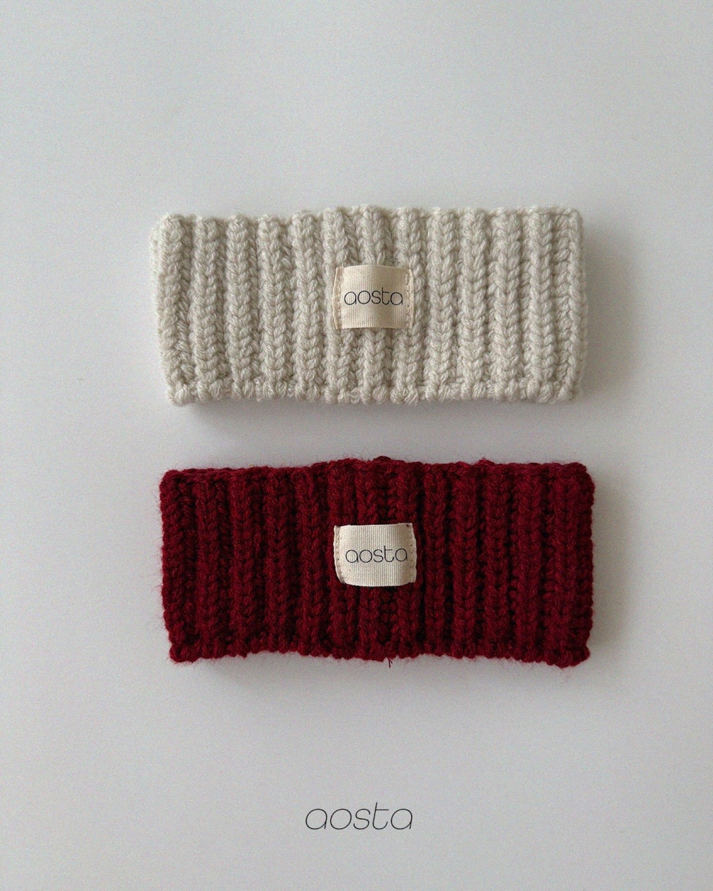 Aosta knit cookie headband