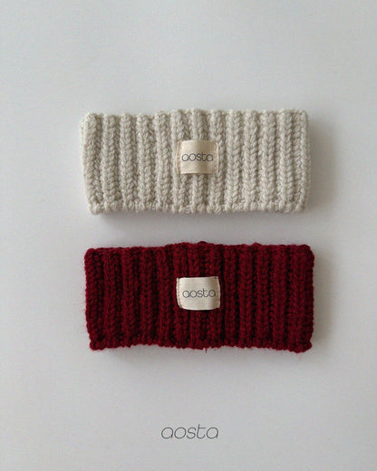 Aosta knit cookie headband