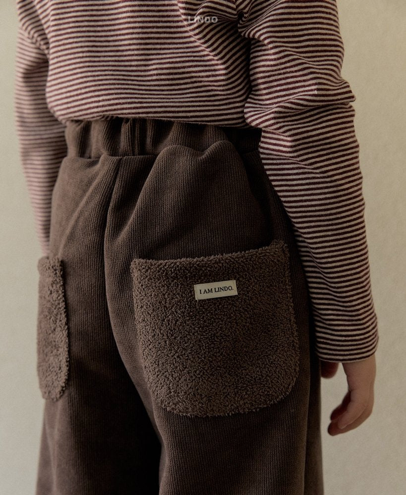 LINDO drawstring corduroy pants (80-125cm)