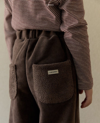 LINDO drawstring corduroy pants (80-125cm)