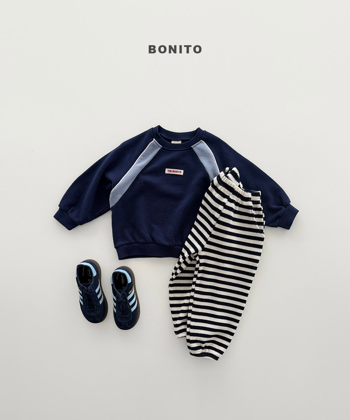 bonito waffle style jogger pant (~80-140cm)