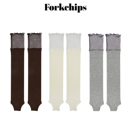 FORKCHIPS dot mesh socks