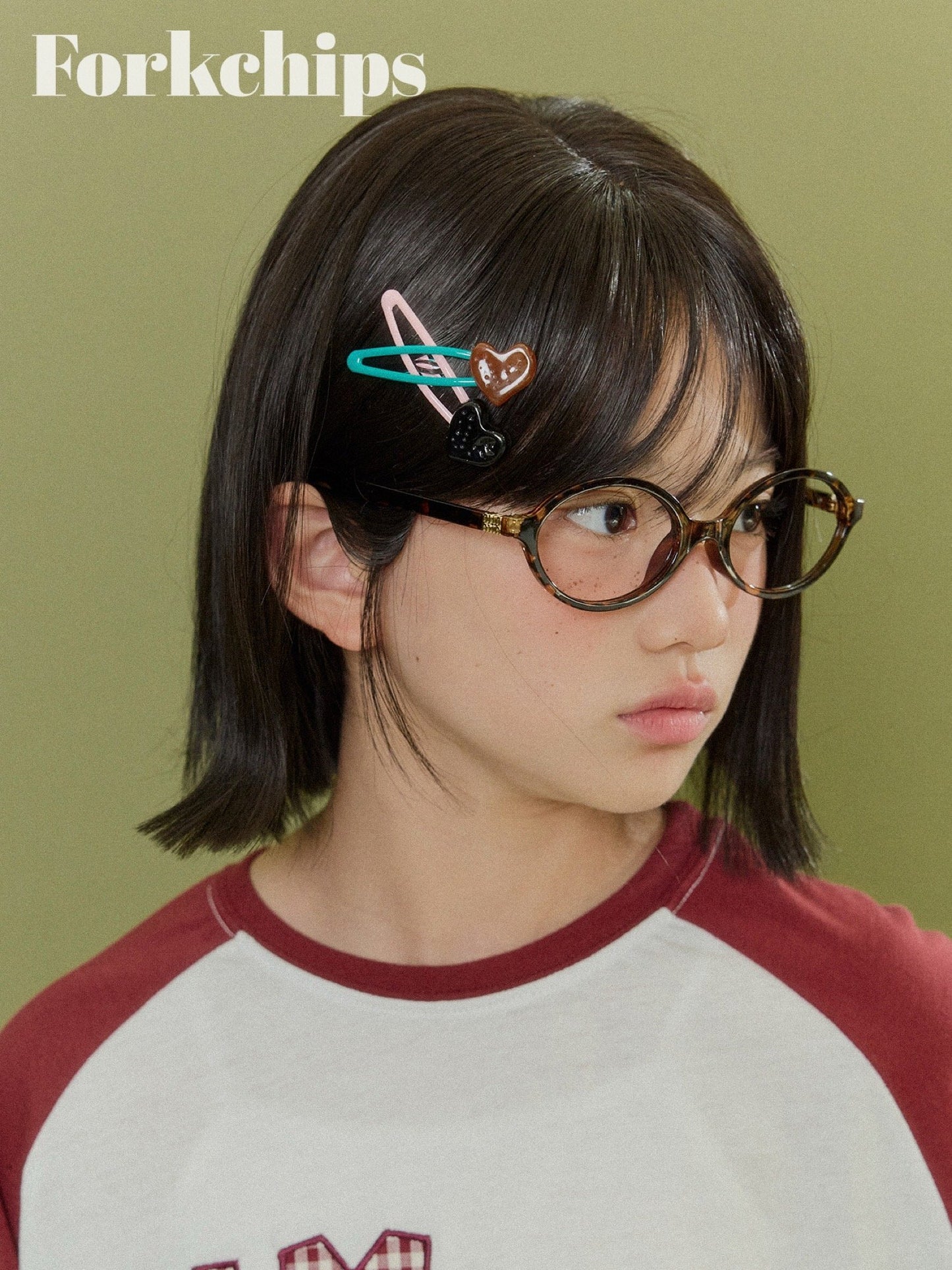 FORKCHIPS sunny heart pin set