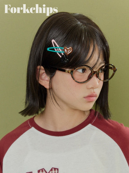 FORKCHIPS sunny heart pin set