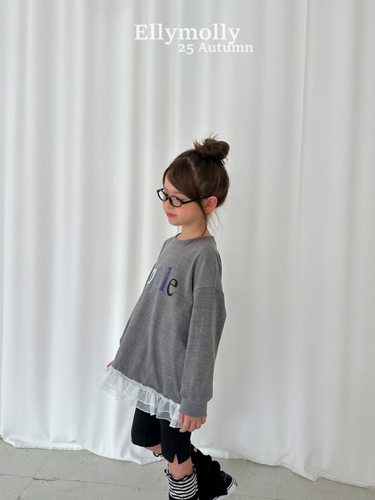 ELLYMOLLY apple vintage frill tee (90-145cm)