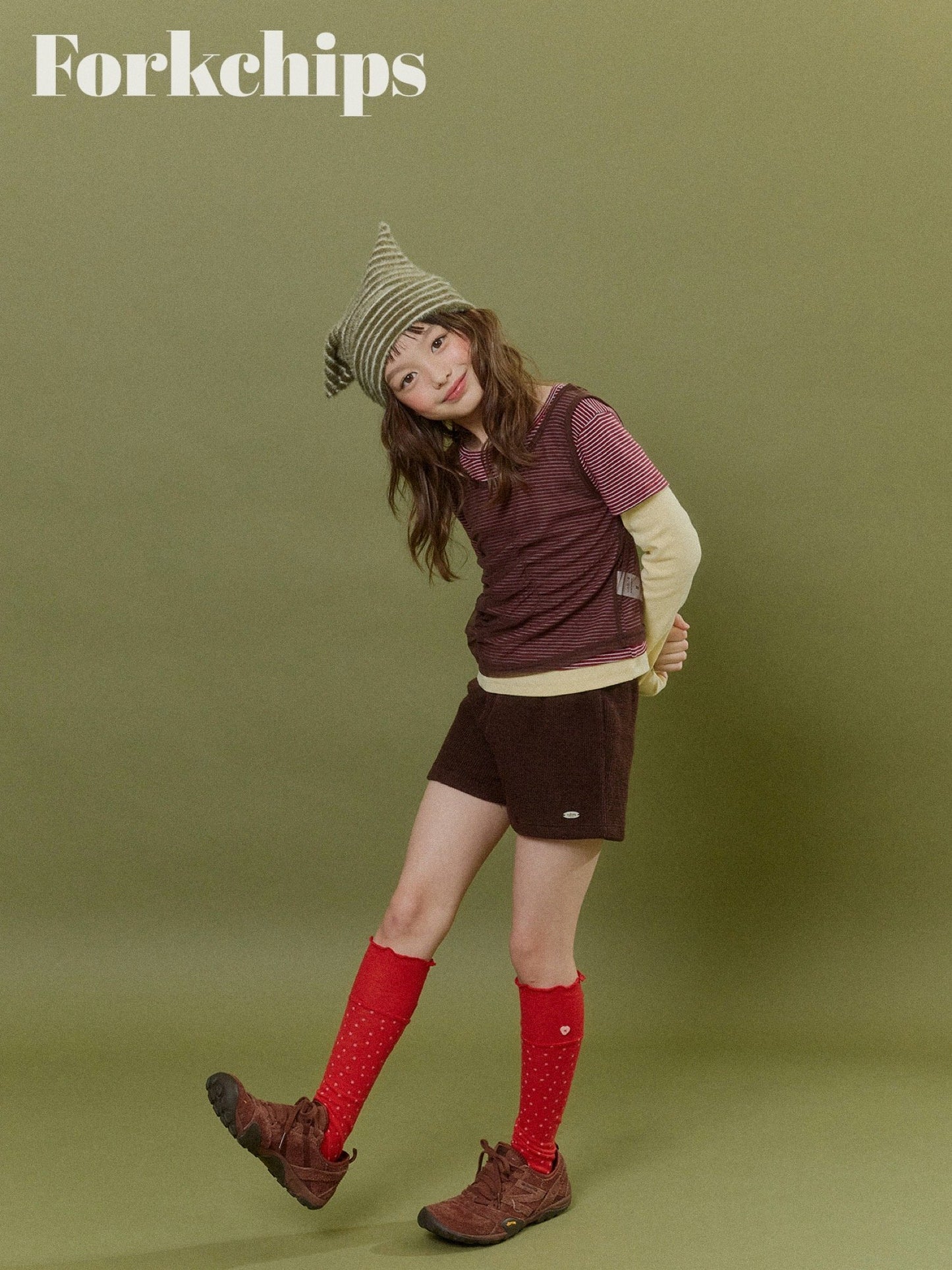 FORKCHIPS woolly knit short pants (95-160cm)