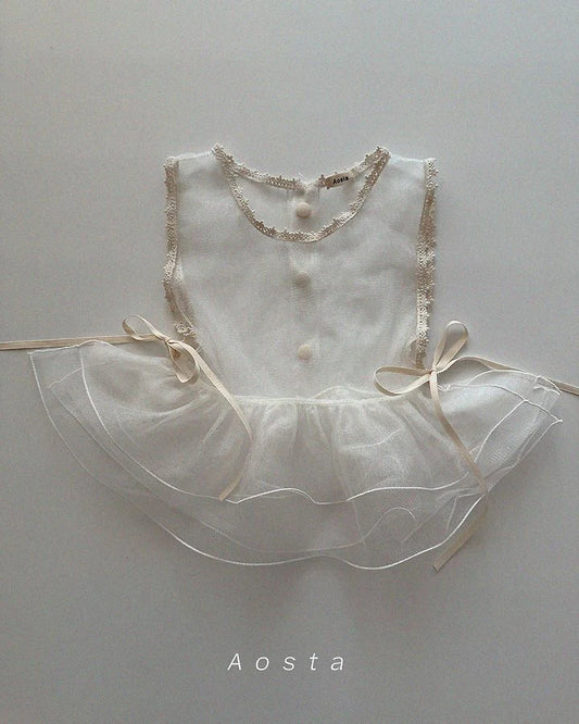 Aosta lace simple vest