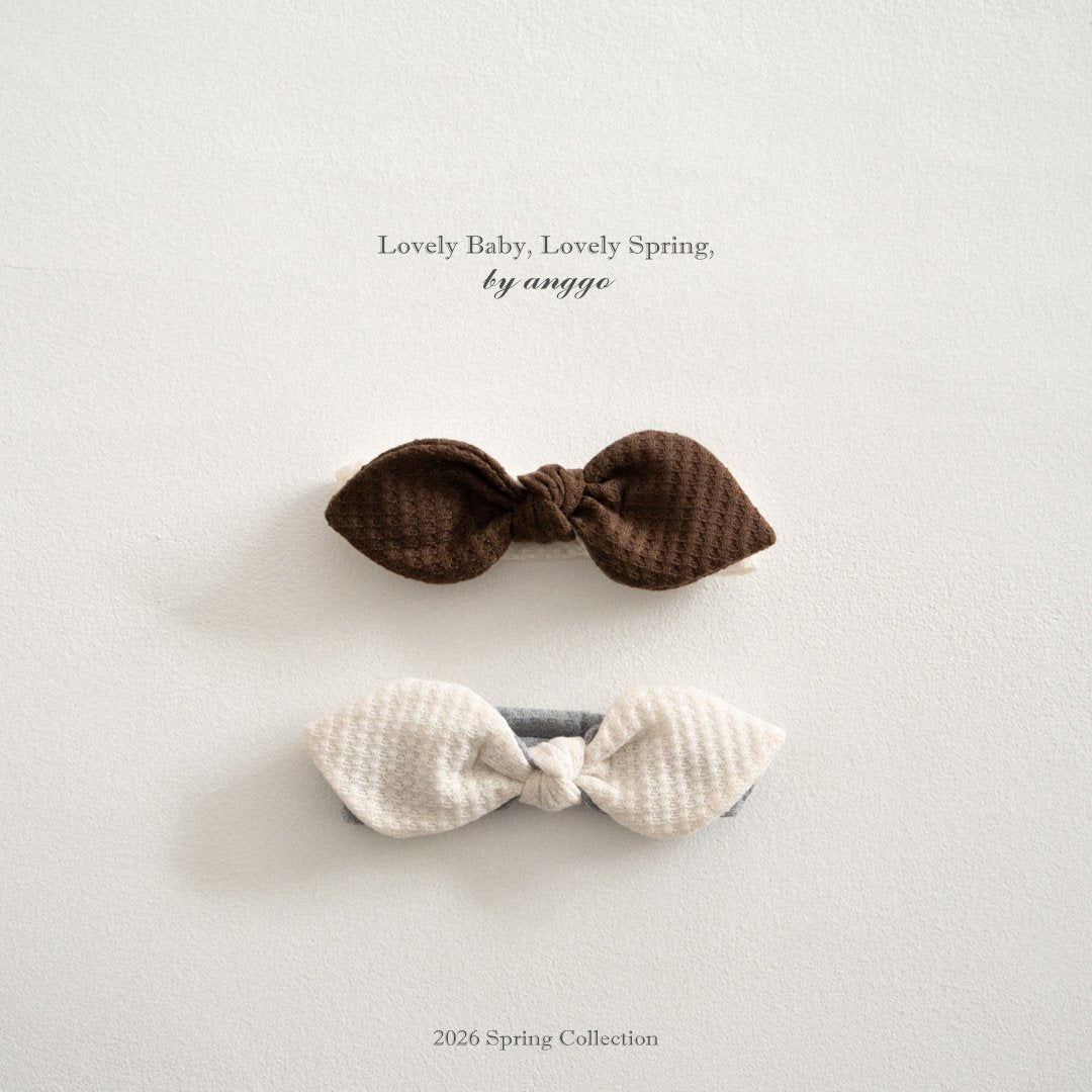 anggo cream bun headband