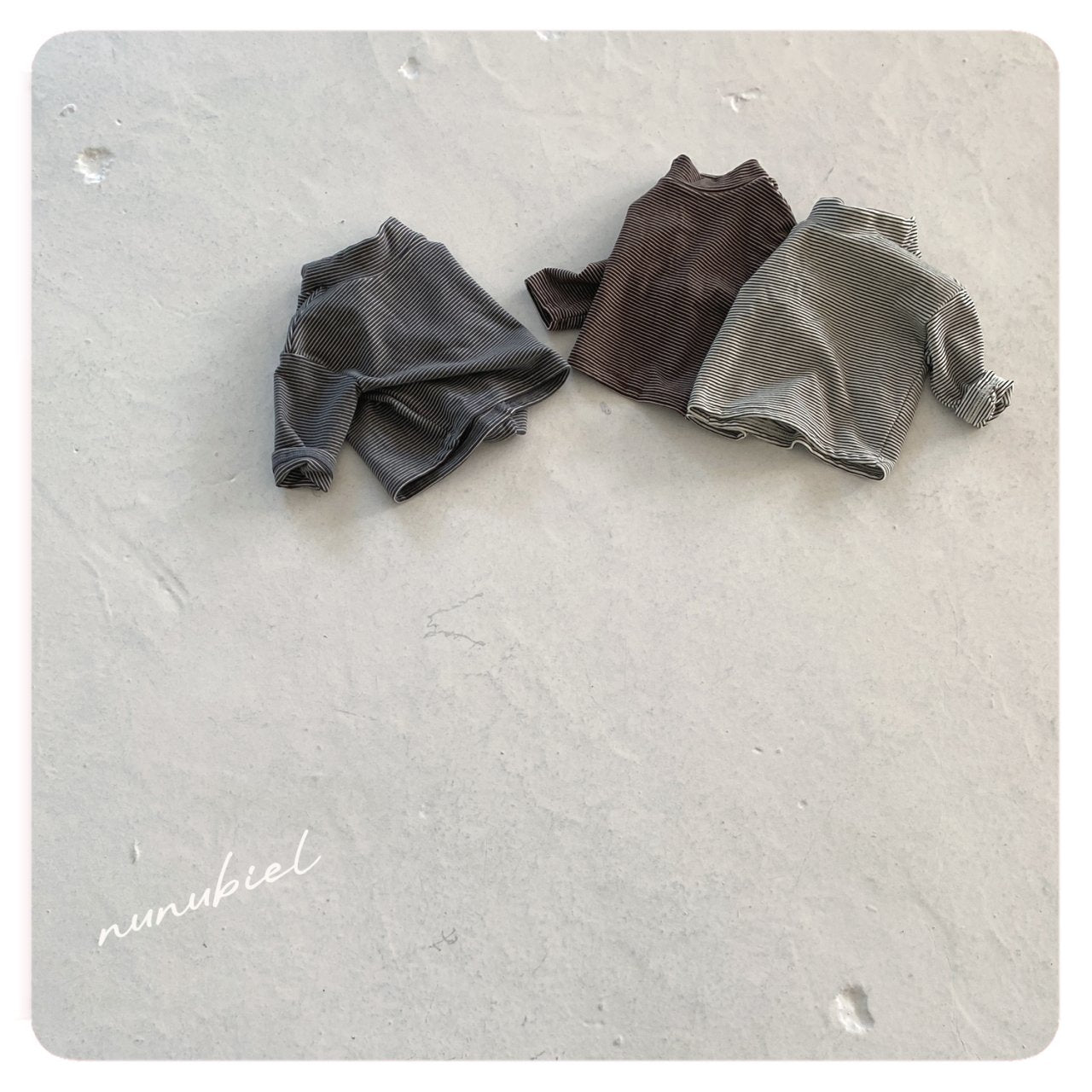 nunubiel stripe turtleneck (75-120cm)