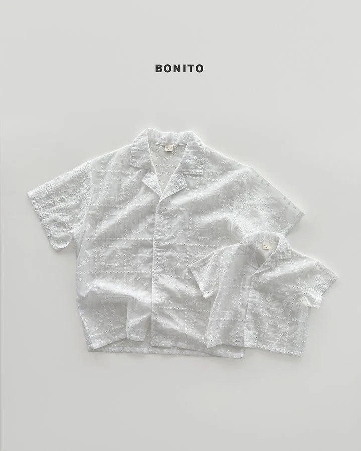 Bonito see-through lace shirt (Bebe & kids & adult )