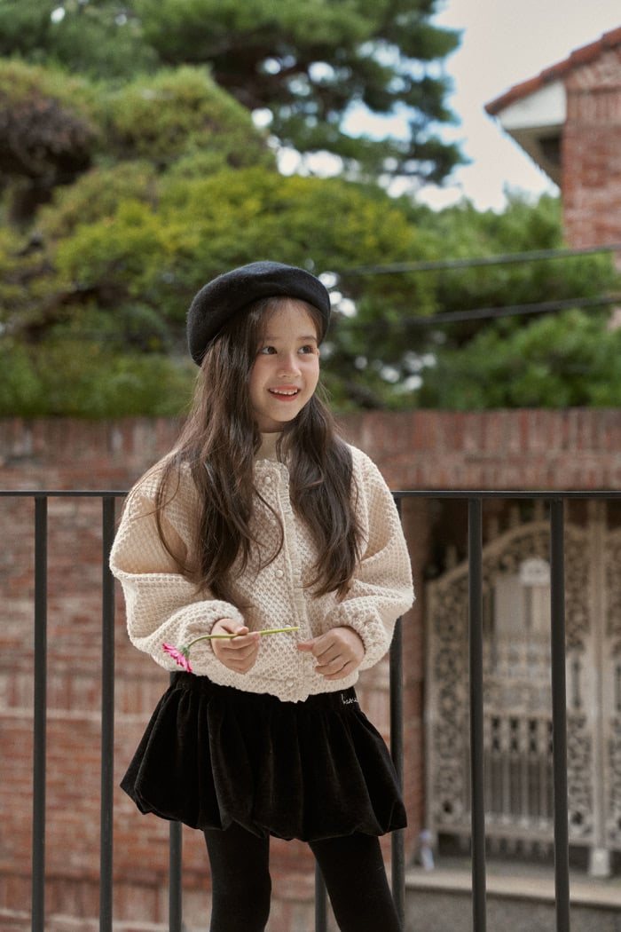 momoann knit cardigan (90-130cm)