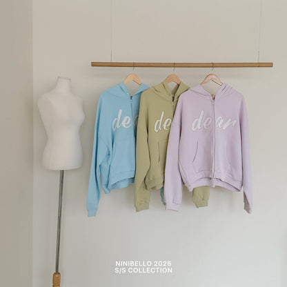 ninibello deer hood zip-up(adult)