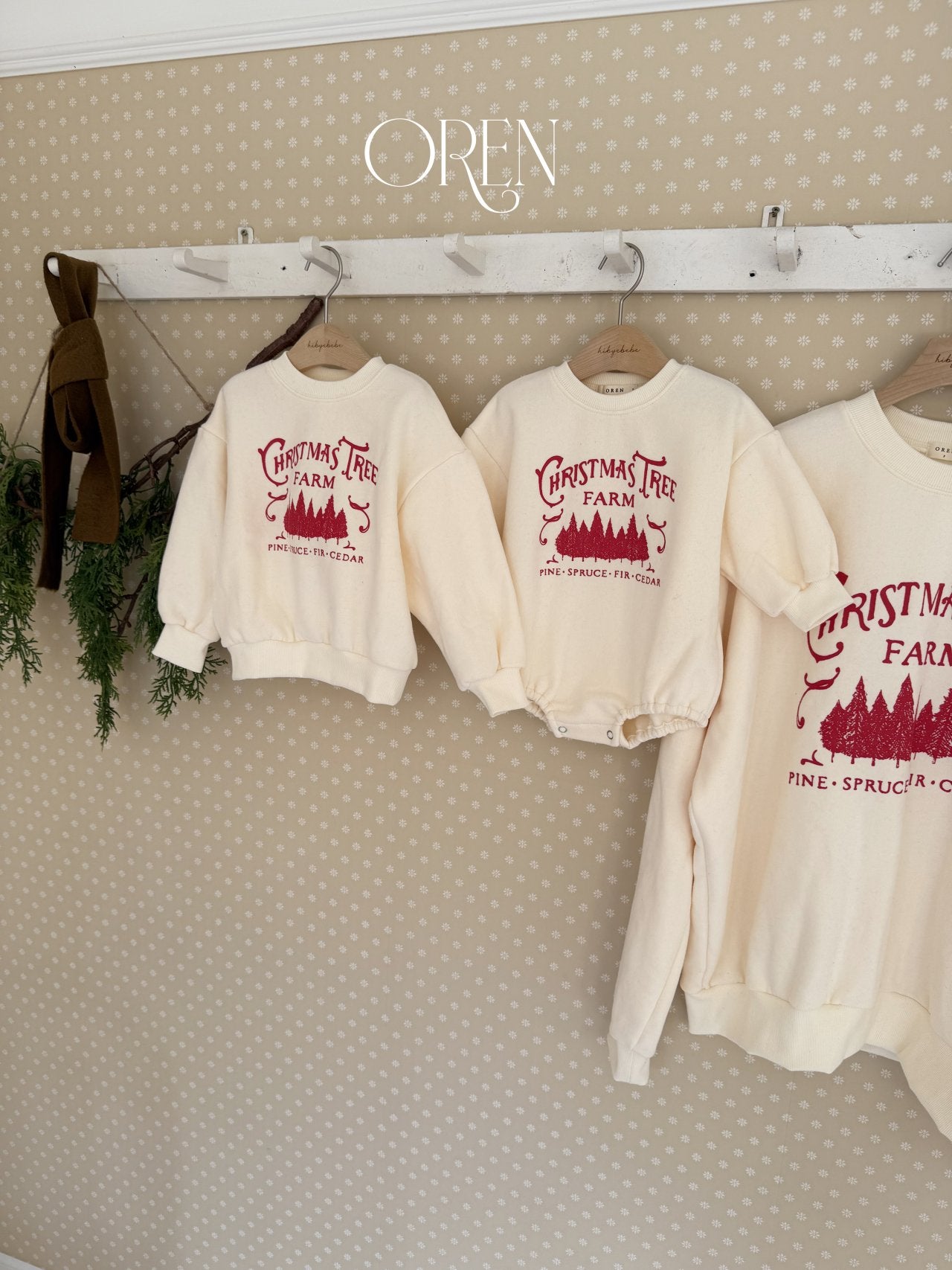 OREN Christmas fleece mtm(adult)