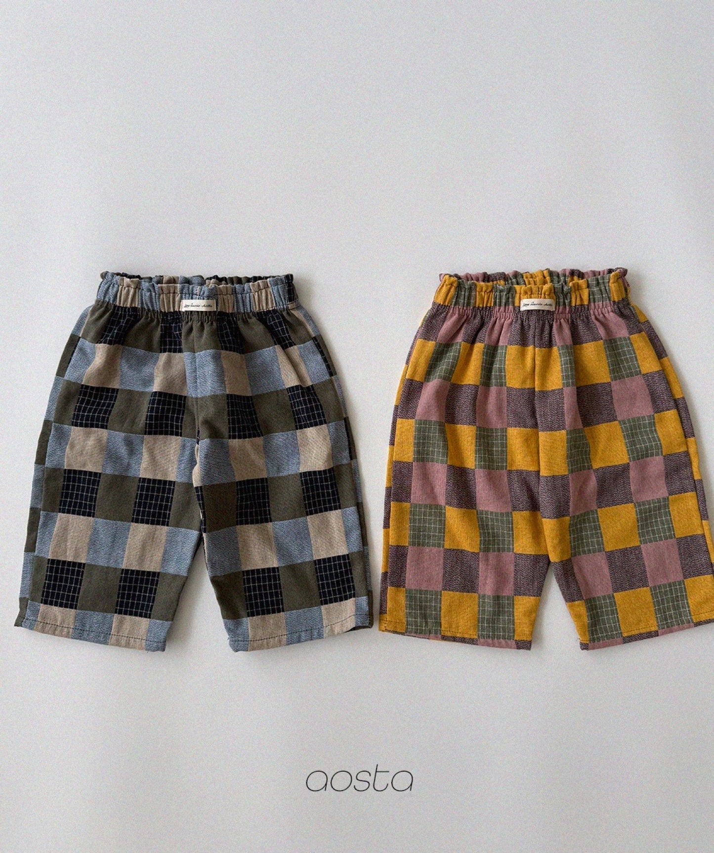 Aosta patchwork pants (~70-115cm)