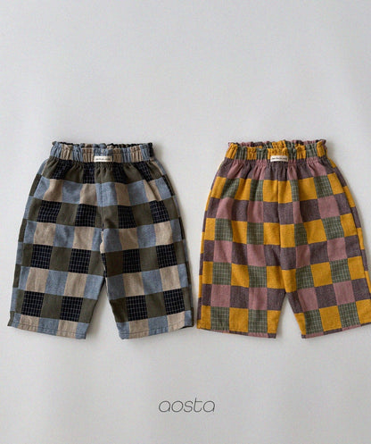 Aosta patchwork pants (~70-115cm)