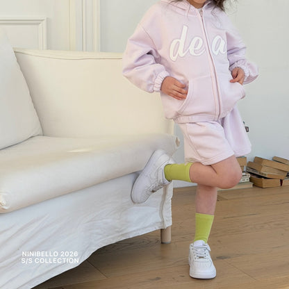 ninibello deer hood zip-up (80-130cm)