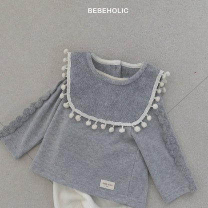 bebeholic pom pom tape bib