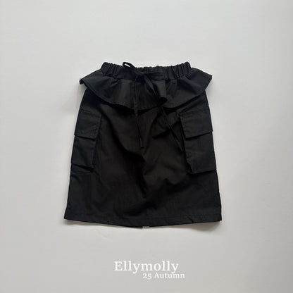 ELLYMOLLY antique frill skirt (90-145cm)