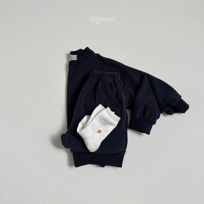 digreen heart socks (12-23cm)