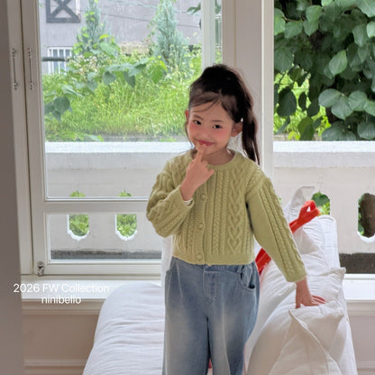 ninibello mob knit cardigan (90-125cm)