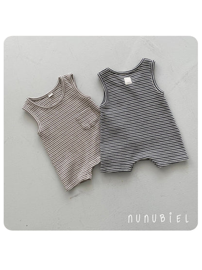 nunubiel bebe stripe suit (3-18m)