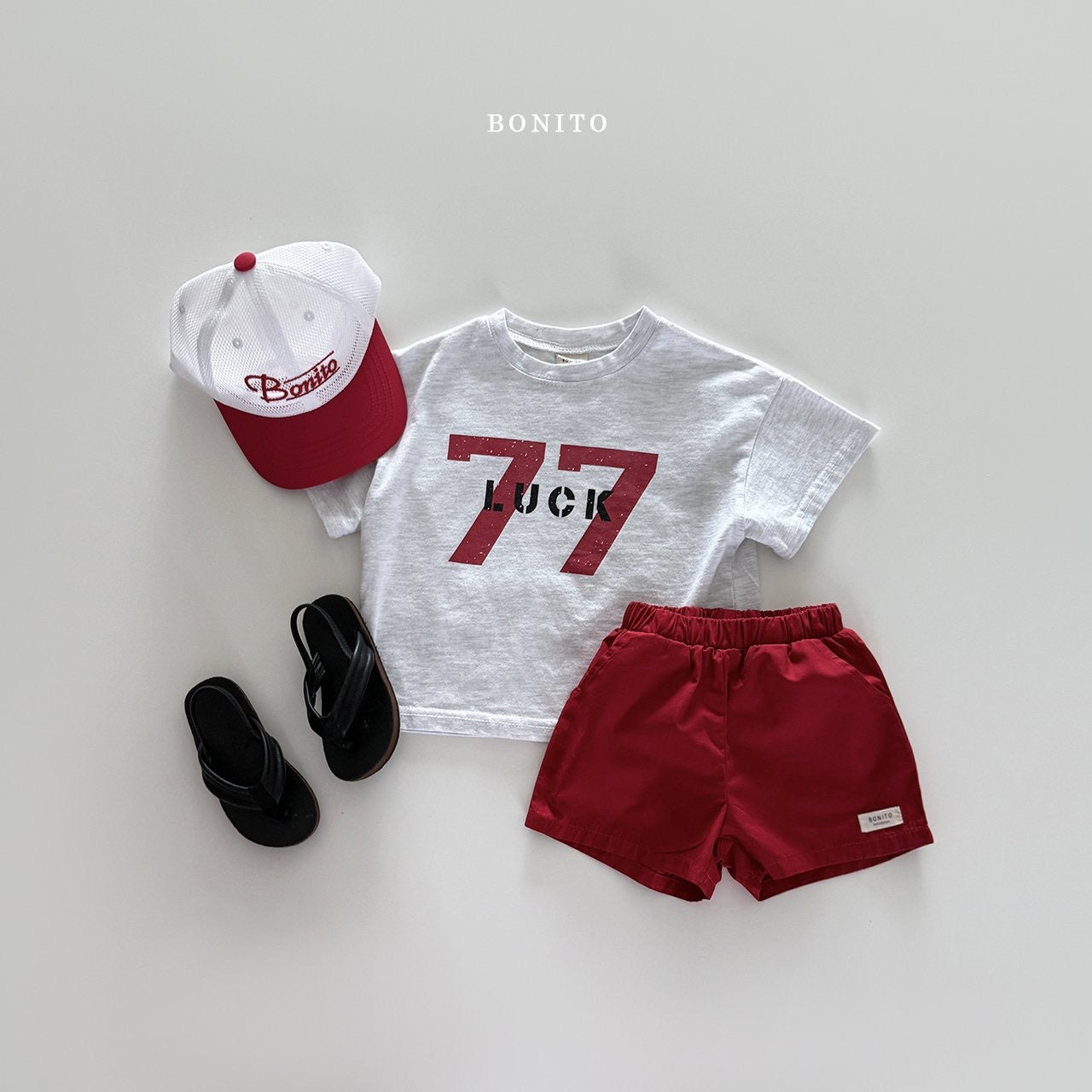 bonito plain series shorts (70-140cm)