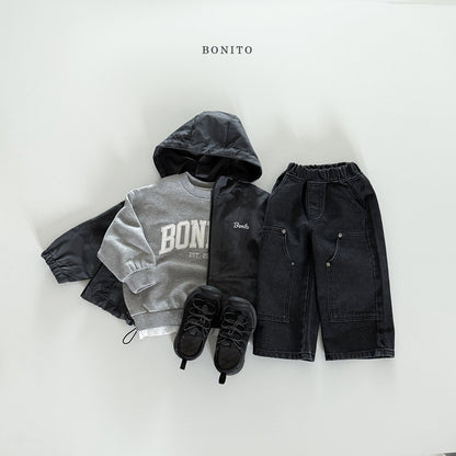 bonito point big pocket denim pants (~80-140cm)