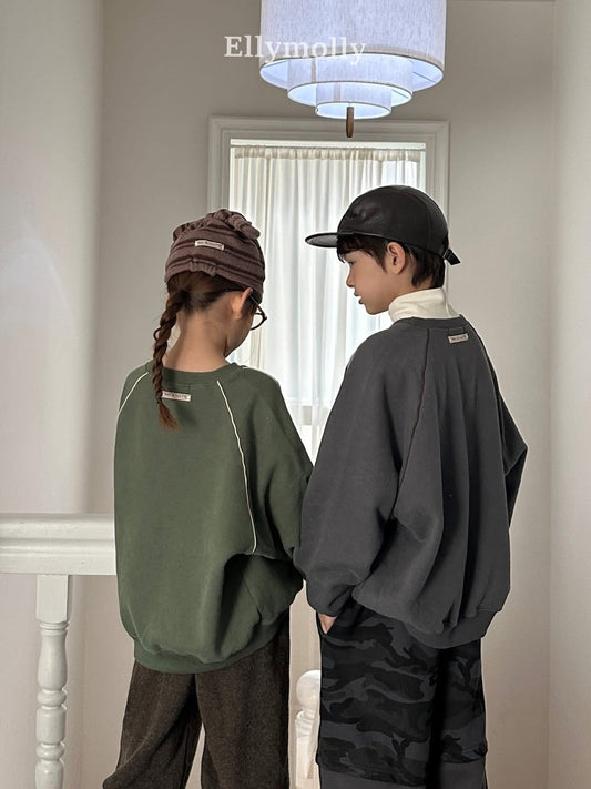 EllyMolly 流水線拼色上衣 (90-160cm)