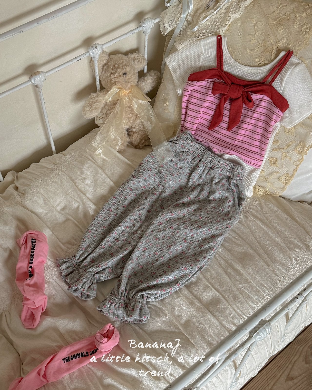 BANANAJ pippi ribbon top (80-135cm)