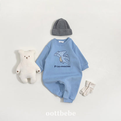 Oottbebe 經典恐龍圖案連體衣 (3-12m)
