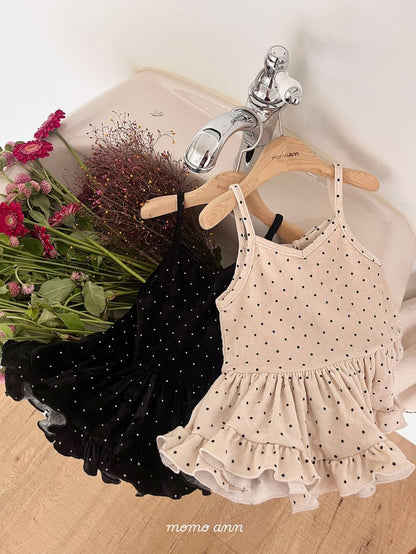 momoann dot dress (90-125cm)